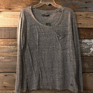 New Grey Abercrombie Long Sleeve